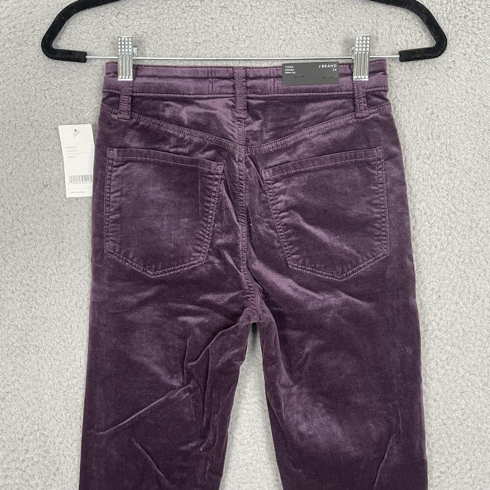 J Brand Pants Womens 24 Maria High Rise Skinny Velvet Stretch Fall Luxe Jeans - Picture 4 of 14